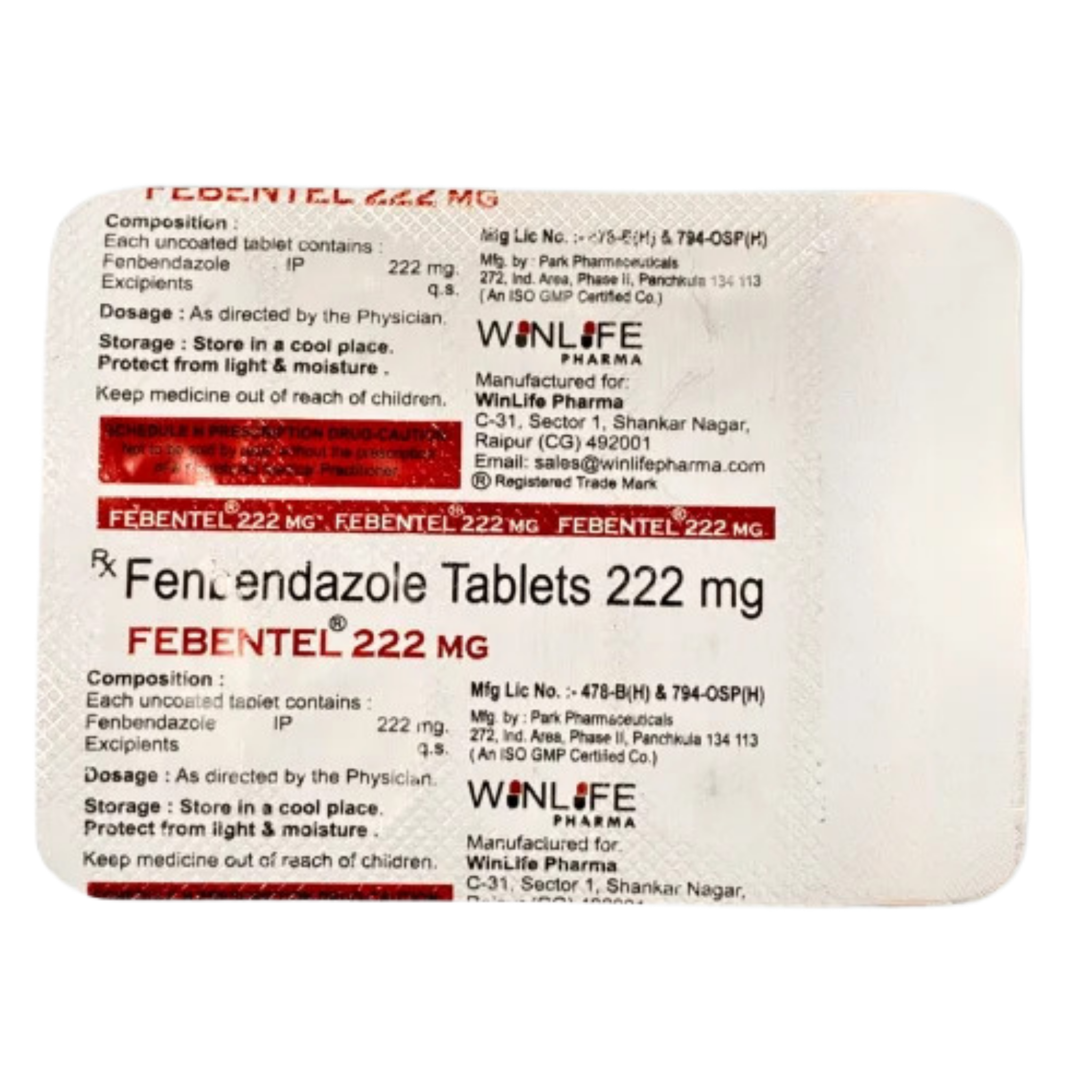 Febentel 222mg